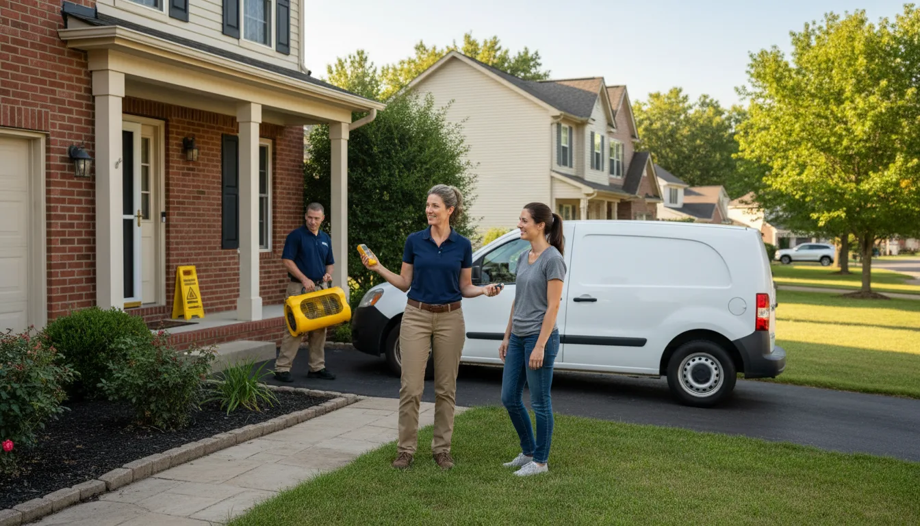 Residential water damage restoration in Bisbee, AZ